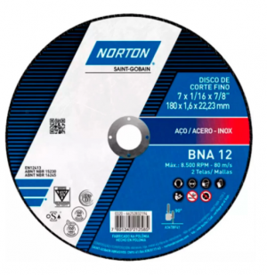 NORTON DISCO CORTE BNA12 180X1.6X22.23 