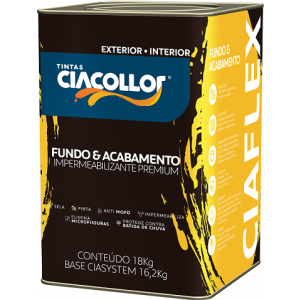 CIACOLLOR CIAFLEX FUNDO/ACAB EMBORRACHADA BRANCO 18L